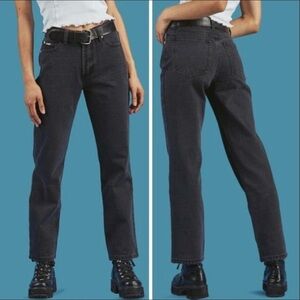 UNIF Black Denim Jeans Size 23 EUC